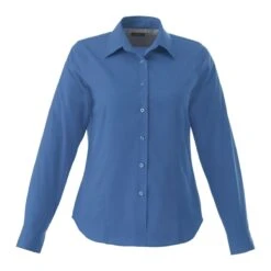 Ladies Poly/Cotton Woven Long Sleeve Button Down 40 Ladies Poly/Cotton Woven Long Sleeve Button Down -Gildan T-Shirts Shop tm97744 16