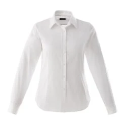 Ladies Poly/Cotton Woven Long Sleeve Button Down 25 Ladies Poly/Cotton Woven Long Sleeve Button Down -Gildan T-Shirts Shop tm97744 2