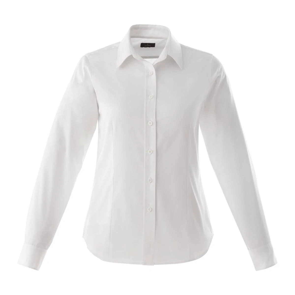 Ladies Poly/Cotton Woven Long Sleeve Button Down 6 Ladies Poly/Cotton Woven Long Sleeve Button Down - Image 4