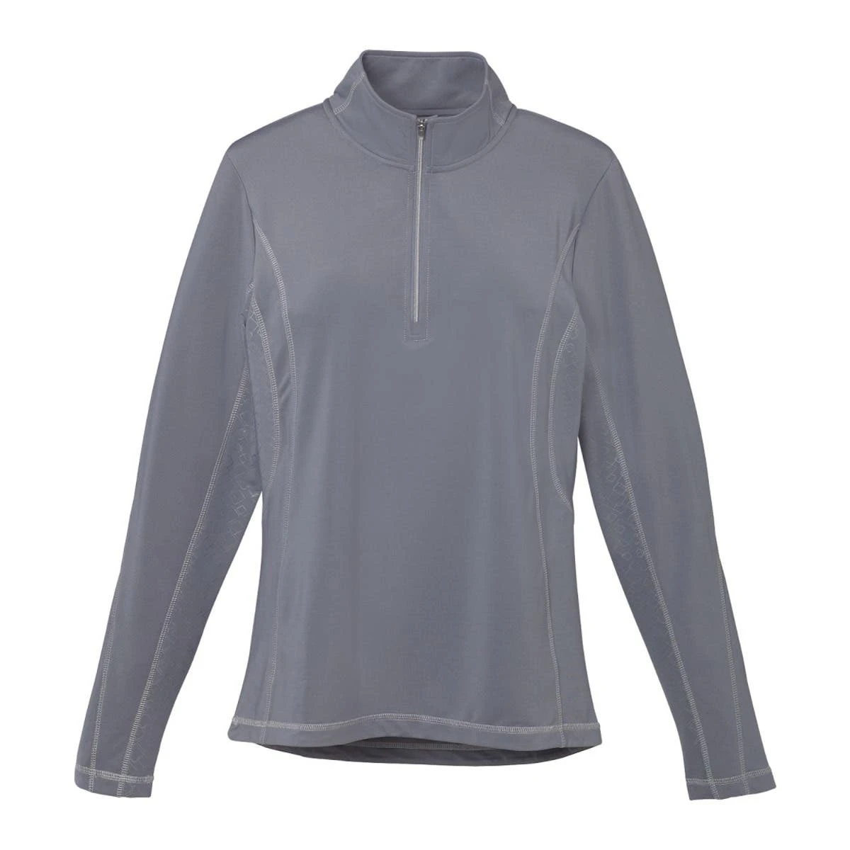 Women's Spandex Jersey Knit Quarter Zip Sweater 4 Women's Spandex Jersey Knit Quarter Zip Sweater - Image 2