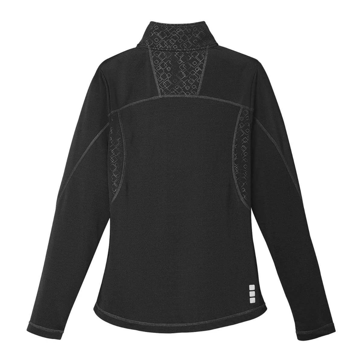 Women's Spandex Jersey Knit Quarter Zip Sweater 7 Women's Spandex Jersey Knit Quarter Zip Sweater - Image 5