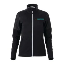 Women's Polyester Interlock Knit Full Zip Jacket