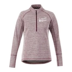 Elevate Women's Doubleknit Half Zip Sweater