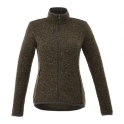 Women's Polyester Sweater Knit Full Zip Jacket -Gildan T-Shirts Shop tm98610 15