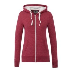 Roots73 Knit Full Zip-Up Hooded Sweatshirt - Women -Gildan T-Shirts Shop tm98702 3