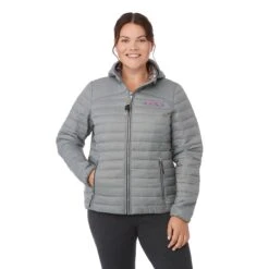 Ladies Packable Insulated Hooded Jacket -Gildan T-Shirts Shop tm99652 35