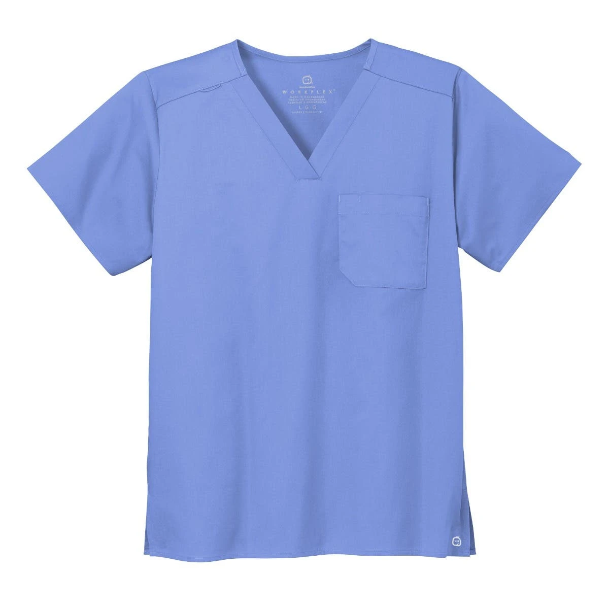 WonderWink® Unisex WorkFlex Chest Pocket V-Neck Scrub Top 7 WonderWink® Unisex WorkFlex Chest Pocket V-Neck Scrub Top - Image 6