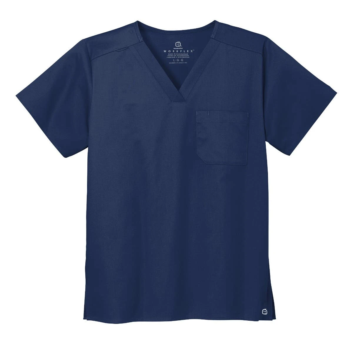 WonderWink® Unisex WorkFlex Chest Pocket V-Neck Scrub Top 11 WonderWink® Unisex WorkFlex Chest Pocket V-Neck Scrub Top - Image 10