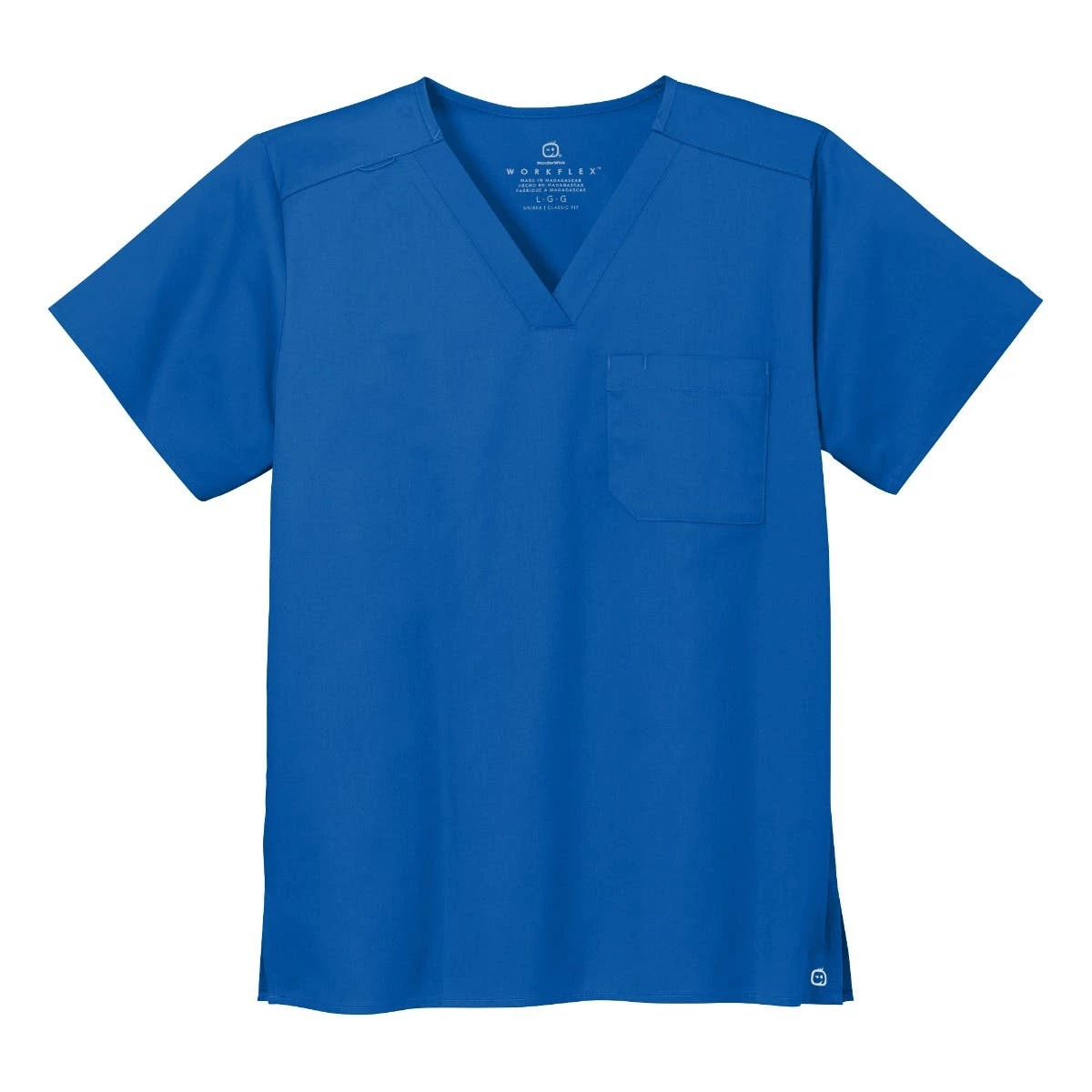 WonderWink® Unisex WorkFlex Chest Pocket V-Neck Scrub Top 19 WonderWink® Unisex WorkFlex Chest Pocket V-Neck Scrub Top - Image 18