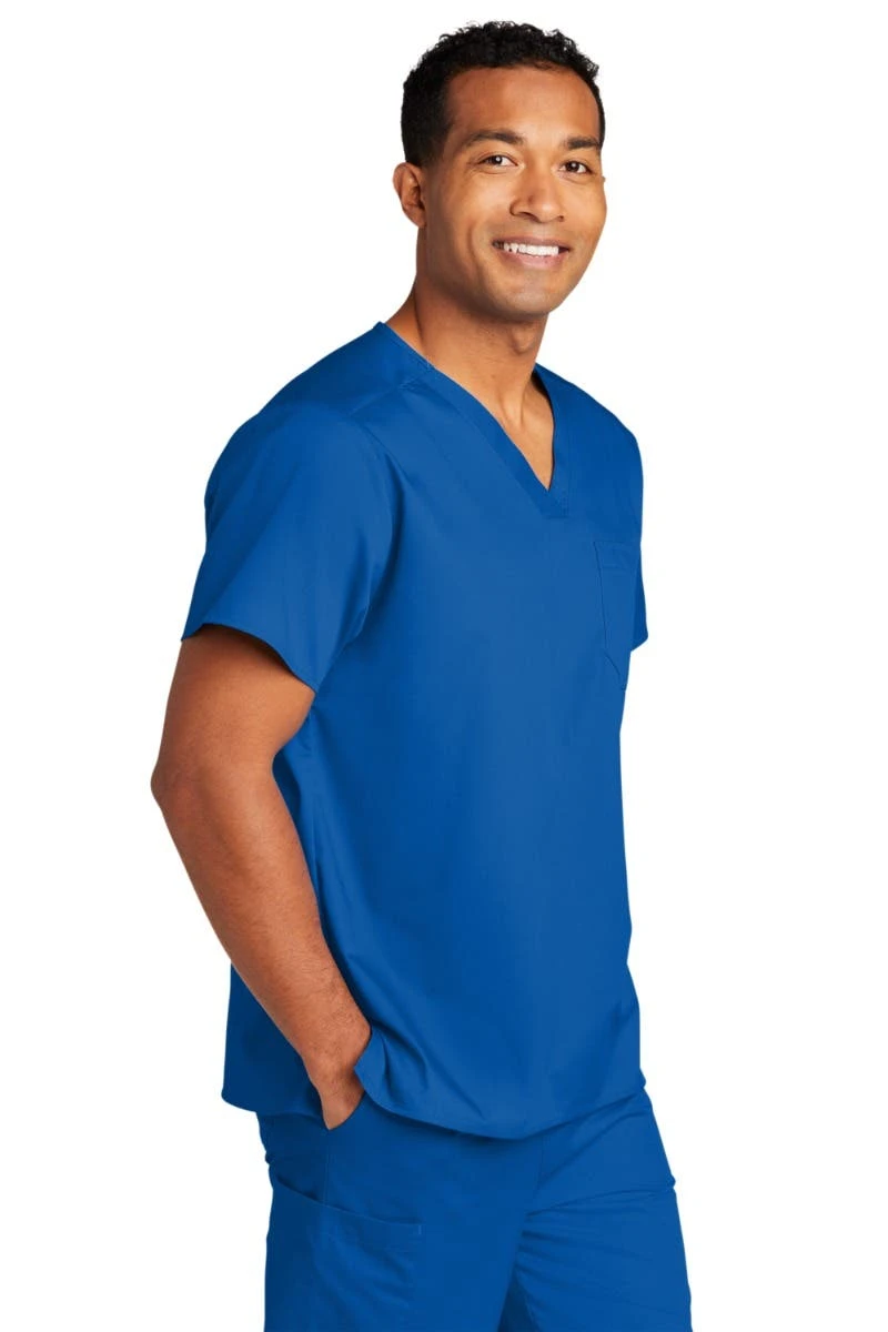 WonderWink® Unisex WorkFlex Chest Pocket V-Neck Scrub Top 20 WonderWink® Unisex WorkFlex Chest Pocket V-Neck Scrub Top - Image 19
