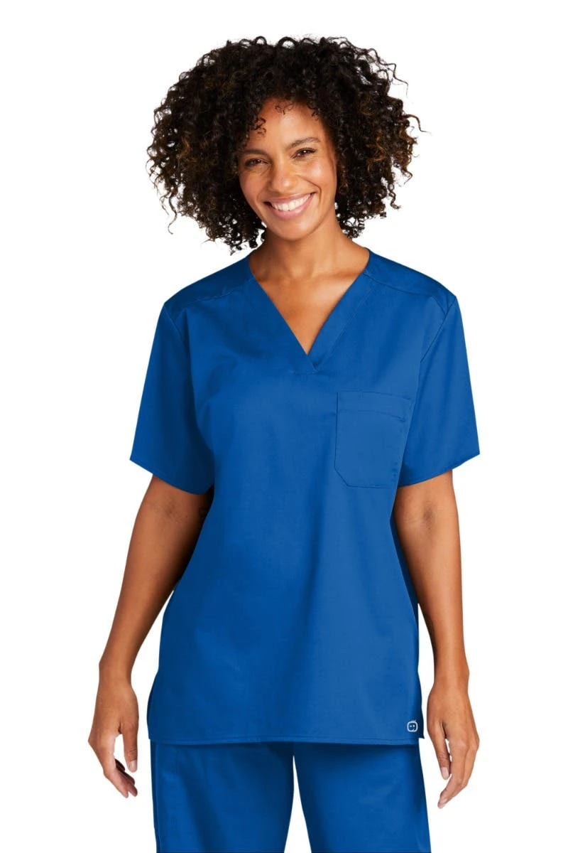 WonderWink® Unisex WorkFlex Chest Pocket V-Neck Scrub Top 21 WonderWink® Unisex WorkFlex Chest Pocket V-Neck Scrub Top - Image 20