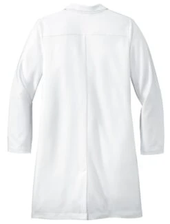 WonderWink® Long Lab Coat - Women 11 WonderWink® Long Lab Coat - Women -Gildan T-Shirts Shop ww4172 white flat back 1 1